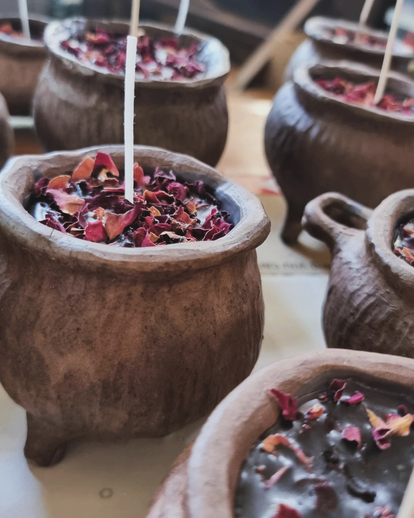 Cauldron Candles | Unglazed Ceramic