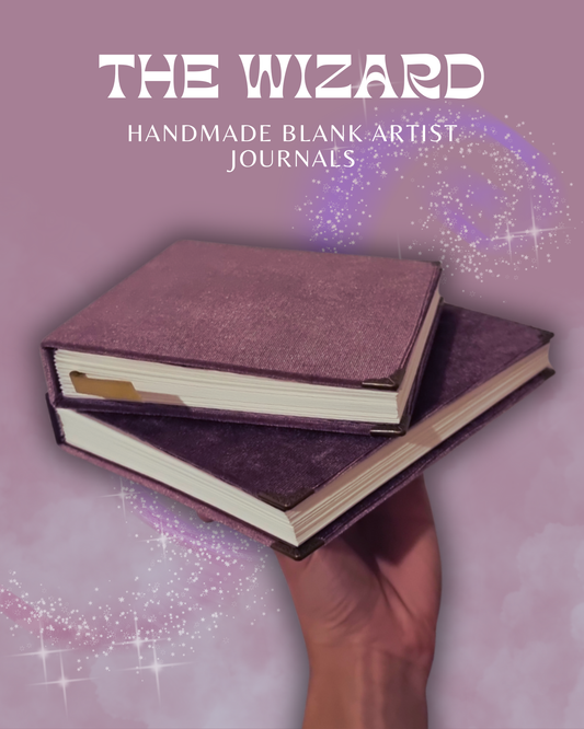 Artist Journal | The Wizard | Blank Hand-bound Journal