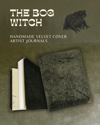 Artist Journal | The Bog Witch | Blank Handbound Journal