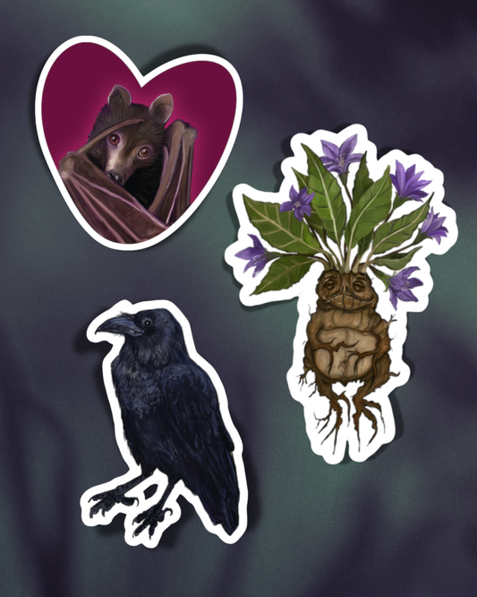 Critters Sticker Pack | Vinyl Stickers | Waterproof Glossy Finish